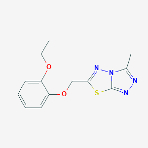 6-[(2-Ethoxyphenoxy)methyl]-3-methyl[1,2,4]triazolo[3,4-b][1,3,4]thiadiazole