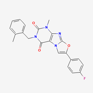 7-(4-fluorophenyl)-1-methyl-3-(2-methylbenzyl)oxazolo[2,3-f]purine-2,4(1H,3H)-dione