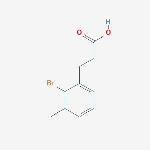 molecular formula C10H11BrO2 B2939477 3-(2-溴-3-甲基苯基)丙酸 CAS No. 66790-60-1