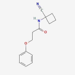 N-(1-cyanocyclobutyl)-3-phenoxypropanamide