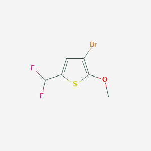 3-Bromo-5-(difluoromethyl)-2-methoxythiophene