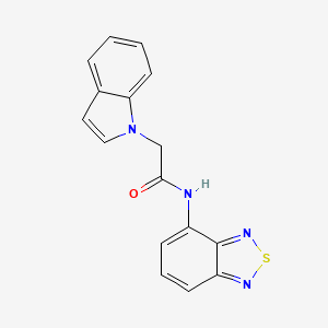 N-(benzo[c][1,2,5]thiadiazol-4-yl)-2-(1H-indol-1-yl)acetamide