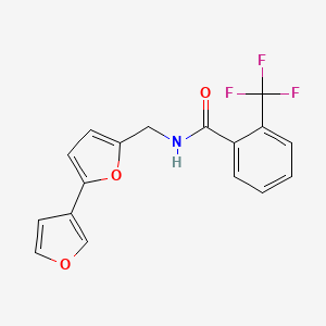 N-([2,3'-bifuran]-5-ylmethyl)-2-(trifluoromethyl)benzamide