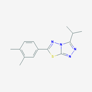 6-(3,4-Dimethylphenyl)-3-isopropyl[1,2,4]triazolo[3,4-b][1,3,4]thiadiazole