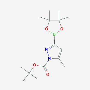 tert-Butyl 5-methyl-3-(4,4,5,5-tetramethyl-1,3,2-dioxaborolan-2-yl)-1H-pyrazole-1-carboxylate