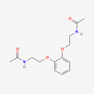 molecular formula C14H20N2O4 B2939567 N,N'-[1,2-phenylenebis(oxyethane-2,1-diyl)]diacetamide CAS No. 893769-00-1