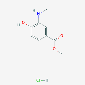 Methyl 4-hydroxy-3-(methylamino)benzoate hydrochloride