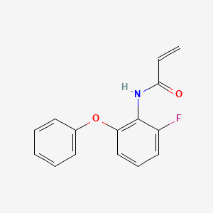 molecular formula C15H12FNO2 B2939620 N-(2-Fluoro-6-phenoxyphenyl)prop-2-enamide CAS No. 2305475-45-8