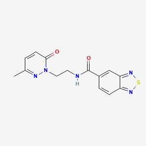 N-(2-(3-methyl-6-oxopyridazin-1(6H)-yl)ethyl)benzo[c][1,2,5]thiadiazole-5-carboxamide