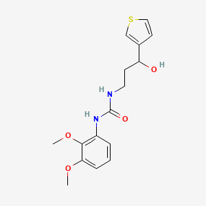 1-(2,3-Dimethoxyphenyl)-3-(3-hydroxy-3-(thiophen-3-yl)propyl)urea