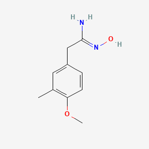 N'-hydroxy-2-(4-methoxy-3-methylphenyl)ethanimidamide