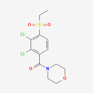 [2,3-Dichloro-4-(ethylsulfonyl)phenyl](morpholino)methanone