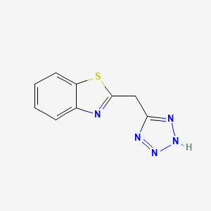 2-(1H-tetrazol-5-ylmethyl)-1,3-benzothiazole