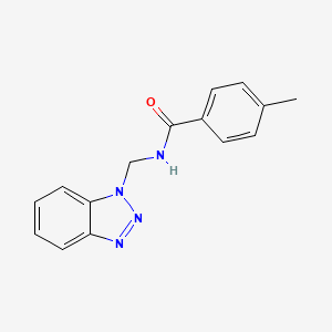 N-(1H-1,2,3-Benzotriazol-1-ylmethyl)-4-methylbenzamide