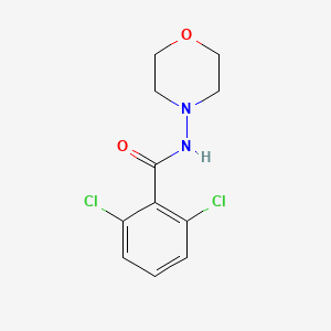 2,6-dichloro-N-(morpholin-4-yl)benzamide