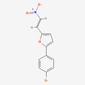 2-(4-bromophenyl)-5-[(E)-2-nitroethenyl]furan