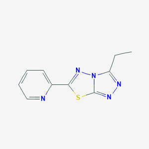 3-Ethyl-6-pyridin-2-yl[1,2,4]triazolo[3,4-b][1,3,4]thiadiazole