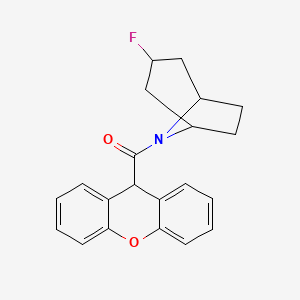 (3-Fluoro-8-azabicyclo[3.2.1]octan-8-yl)-(9H-xanthen-9-yl)methanone