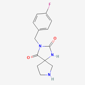 3-(4-Fluorobenzyl)-1,3,7-triazaspiro[4.4]nonane-2,4-dione