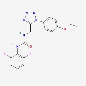 1-(2,6-difluorophenyl)-3-((1-(4-ethoxyphenyl)-1H-tetrazol-5-yl)methyl)urea