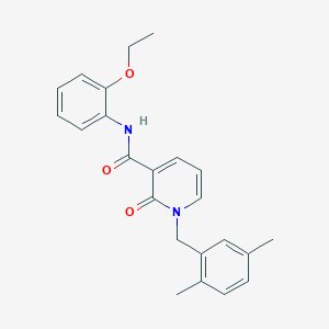 molecular formula C23H24N2O3 B2939746 1-(2,5-二甲基苄基)-N-(2-乙氧基苯基)-2-氧代-1,2-二氢吡啶-3-甲酰胺 CAS No. 946249-05-4