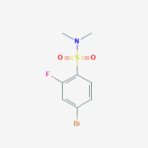 molecular formula C8H9BrFNO2S B2939764 4-溴-2-氟-N,N-二甲基苯磺酰胺 CAS No. 849357-53-5