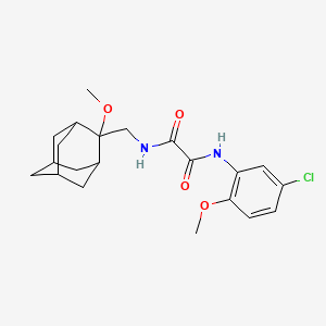 N1-(5-chloro-2-methoxyphenyl)-N2-(((1R,3S,5r,7r)-2-methoxyadamantan-2-yl)methyl)oxalamide
