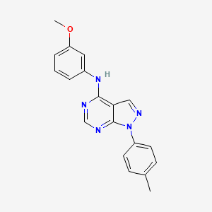 N-(3-methoxyphenyl)-1-(4-methylphenyl)-1H-pyrazolo[3,4-d]pyrimidin-4-amine