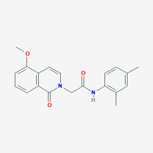 N-(2,4-dimethylphenyl)-2-(5-methoxy-1-oxoisoquinolin-2-yl)acetamide