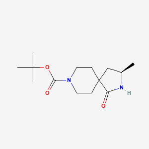 (R)-tert-butyl 3-methyl-1-oxo-2,8-diazaspiro[4.5]decane-8-carboxylate