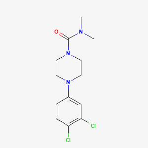 molecular formula C13H17Cl2N3O B2939817 4-(3,4-dichlorophenyl)-N,N-dimethylpiperazine-1-carboxamide CAS No. 501104-42-3