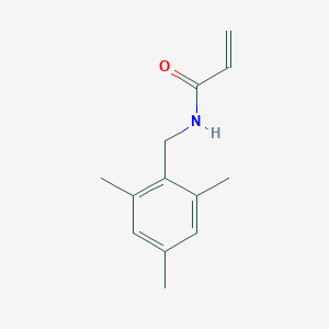 molecular formula C13H17NO B2939818 N-[(2,4,6-trimethylphenyl)methyl]prop-2-enamide CAS No. 1621187-99-2