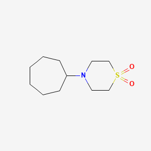 4-Cycloheptylthiomorpholine 1,1-dioxide