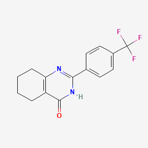 2-(4-(Trifluoromethyl)phenyl)-5,6,7,8-tetrahydroquinazolin-4(3H)-one