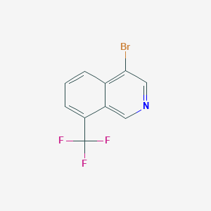 molecular formula C10H5BrF3N B2939849 4-溴-8-(三氟甲基)异喹啉 CAS No. 1780593-58-9