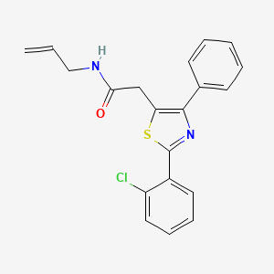 N-allyl-2-[2-(2-chlorophenyl)-4-phenyl-1,3-thiazol-5-yl]acetamide