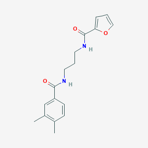 N-{3-[(3,4-dimethylbenzoyl)amino]propyl}-2-furamide