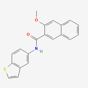 molecular formula C20H15NO2S B2939899 N-(1-benzothiophen-5-yl)-3-methoxynaphthalene-2-carboxamide CAS No. 477502-80-0