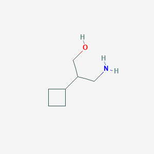 molecular formula C7H15NO B2939910 3-Amino-2-cyclobutylpropan-1-ol CAS No. 1706444-88-3