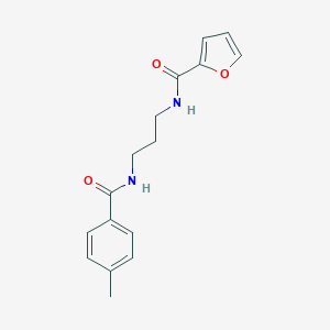 N-{3-[(4-methylbenzoyl)amino]propyl}-2-furamide