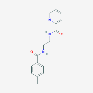 N-{2-[(4-methylbenzoyl)amino]ethyl}-2-pyridinecarboxamide