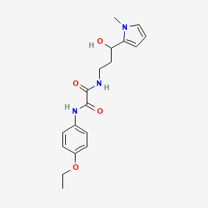 N1-(4-ethoxyphenyl)-N2-(3-hydroxy-3-(1-methyl-1H-pyrrol-2-yl)propyl)oxalamide