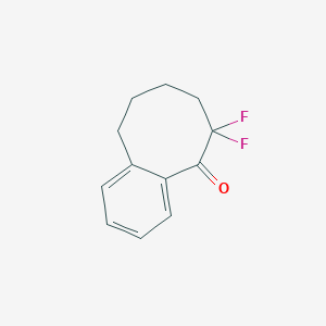 6,6-Difluoro-5,6,7,8,9,10-hexahydrobenzo[8]annulen-5-one