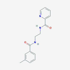 N-{2-[(3-methylbenzoyl)amino]ethyl}-2-pyridinecarboxamide