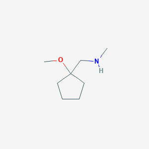 [(1-Methoxycyclopentyl)methyl](methyl)amine
