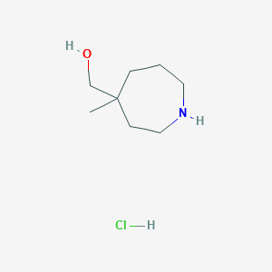 molecular formula C8H18ClNO B2939981 (4-甲基氮杂环丁烷-4-基)甲醇盐酸盐 CAS No. 1823931-29-8