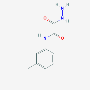 N-(3,4-dimethylphenyl)-1-(hydrazinecarbonyl)formamide