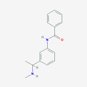 N-{3-[1-(methylamino)ethyl]phenyl}benzamide