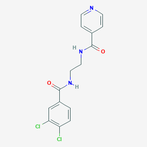 N-{2-[(3,4-dichlorobenzoyl)amino]ethyl}isonicotinamide