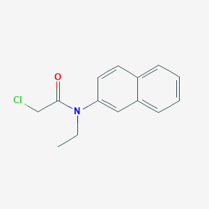2-Chloro-N-ethyl-N-(naphthalen-2-YL)acetamide